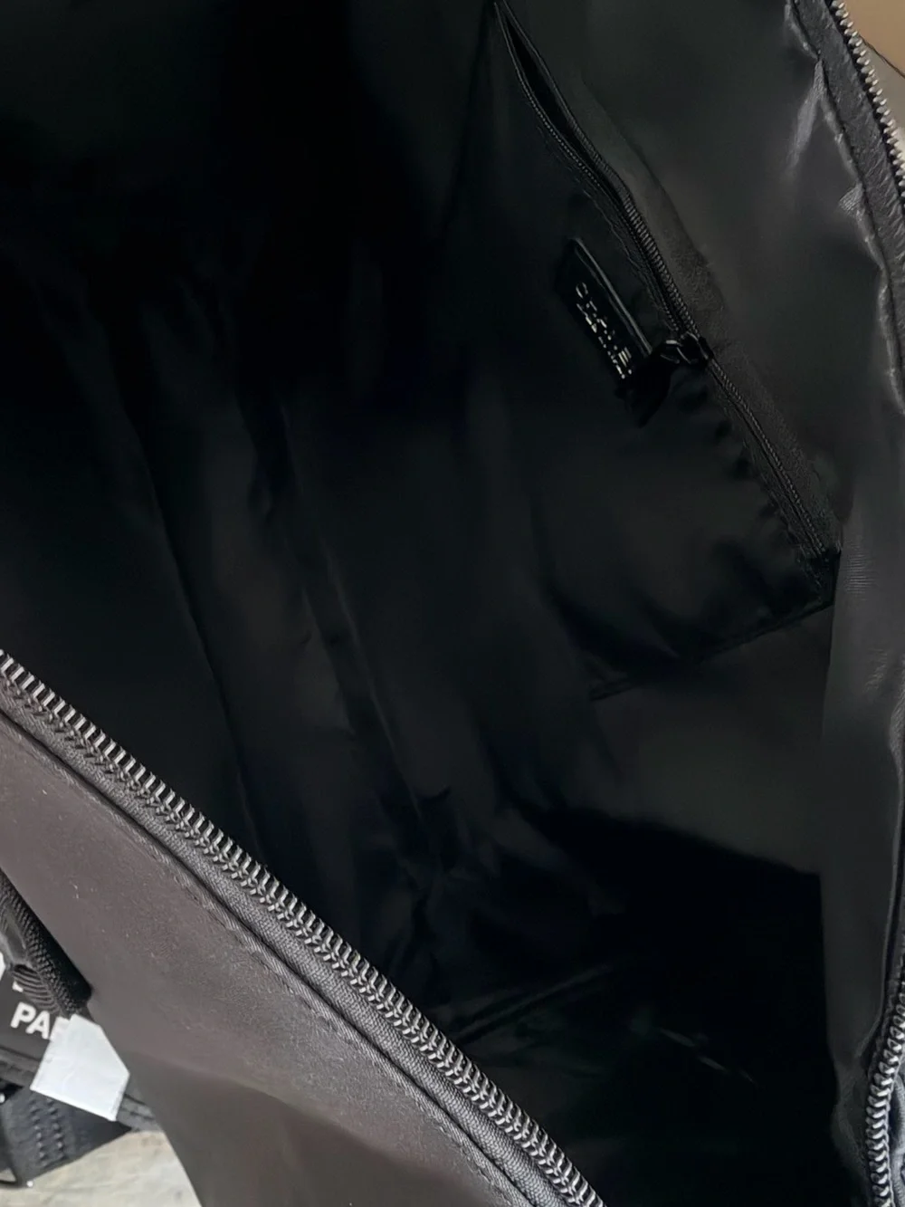 CHANEL Beauty Authentic Black Gym/Travel Duffel Bag